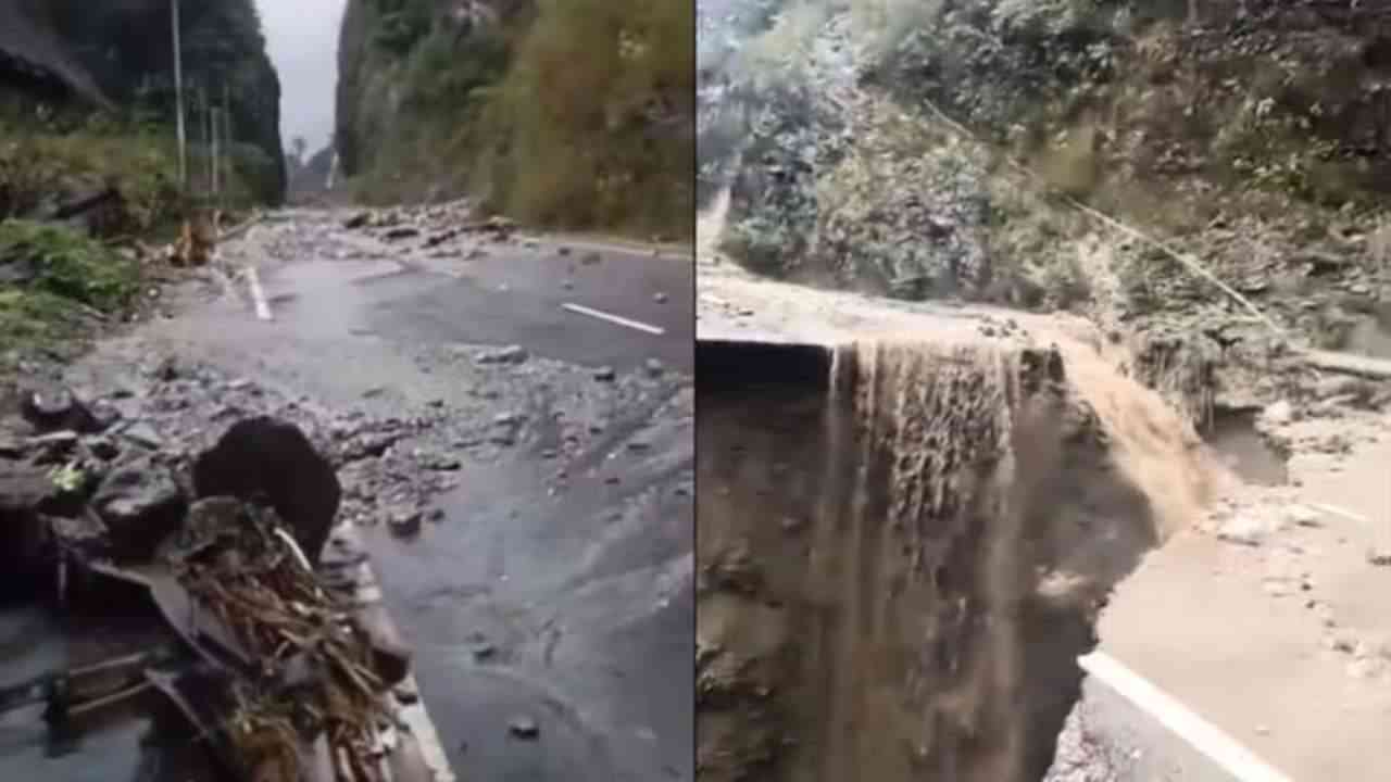 Arunachal Pradesh Landslide: चीन सीमा पर मूसलाधार बारिश से तबाही, दिबांग वैली को देश से जोड़ने वाला हाईवे लैंडस्‍लाइड में बहा