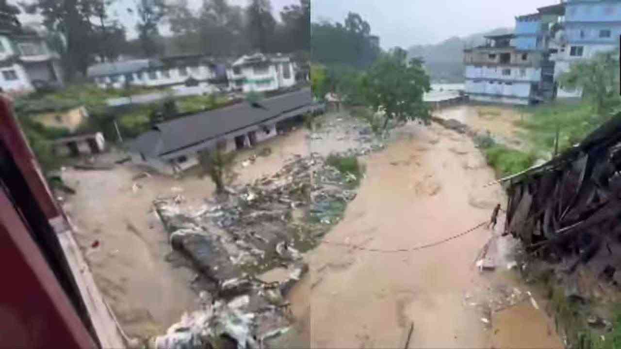 अरुणाचल के ईटानगर में फटा बादल, कई जगहों पर बाढ़ और भूस्खलन जैसे हालात