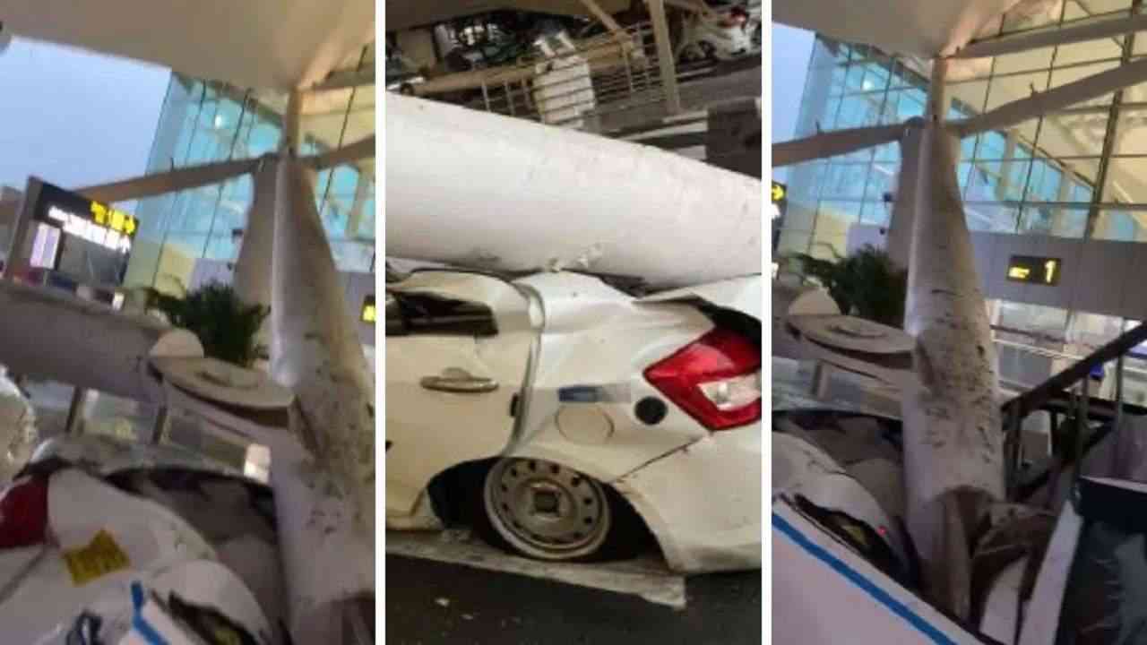 Delhi: IGI एयरपोर्ट पर हादसा, टर्मिनल 1 की छत टूटी, 1 की मौत 8 घायल, 28 उड़ाने रद्द
