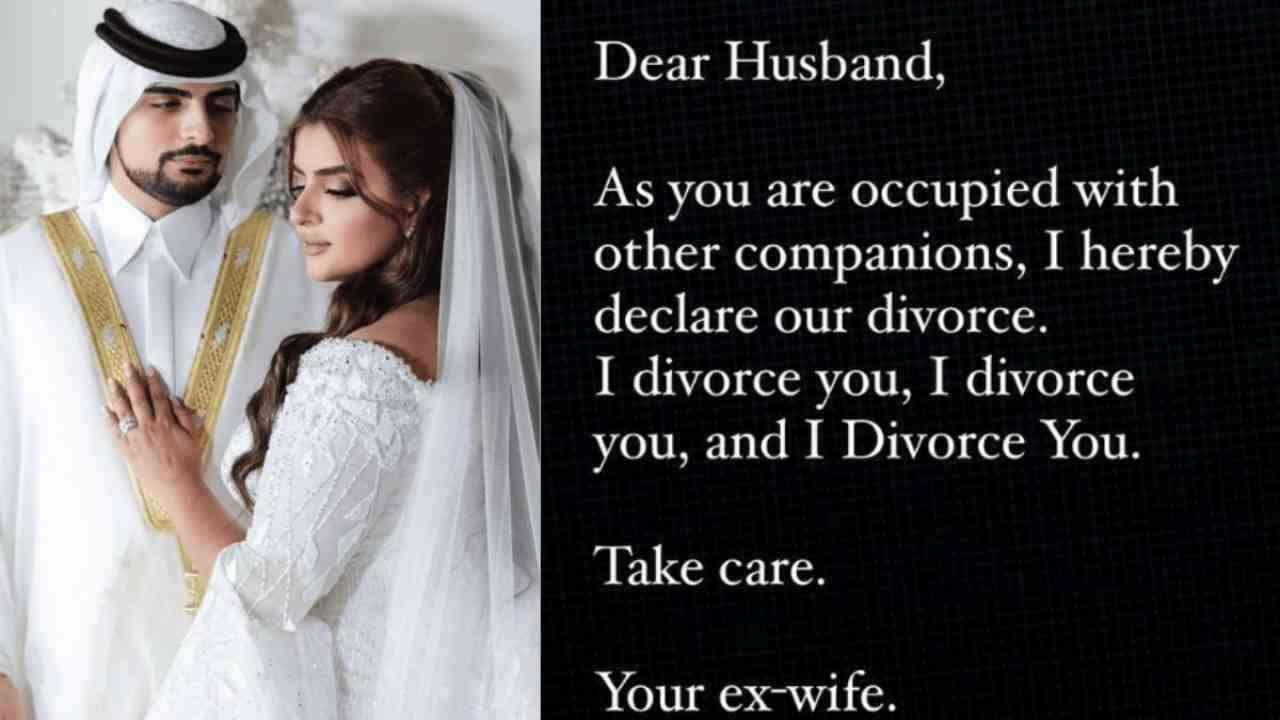 तलाक तलाक तलाक..., दुबई की राजकुमारी ने पति से तोड़ा नाता, इंस्‍टाग्राम पर दिया Divorce