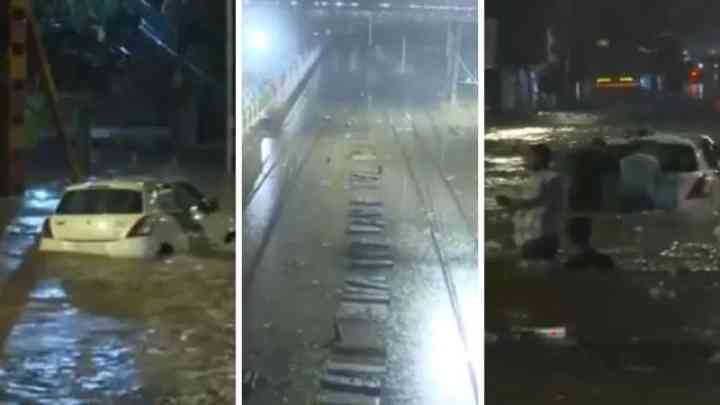 Mumbai rain: मुंबई में भारी बारिश के कारण शहर में जलभराव, सड़कें-रेल पटरियां सब डूबीं, कई ट्रेनें रद्द