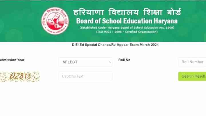 Haryana Deled Result 2024: हरियाणा डीएलएड का परिणाम जारी, 78.71% लड़कियां और 70.49% छात्र हुए पास